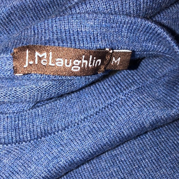 J. McLaughlin size medium cotton cashmere sweater - Picture 3 of 4